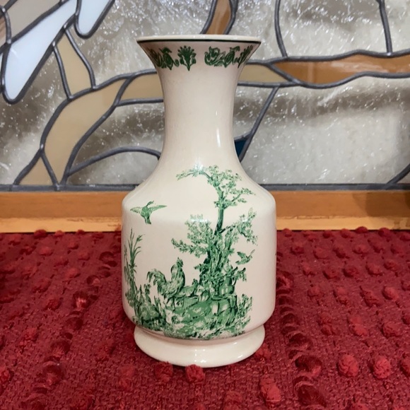 Vintage Vase Rooster Birds